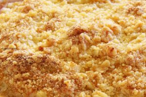 rhubarb crumble